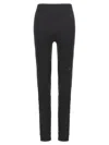 Maison Margiela Black High-waisted Leggings In Black