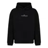 Maison Margiela Cotton Hooded Sweatshirt In Black
