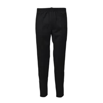 Maison Margiela Black Jersey Track Pants With Side Band