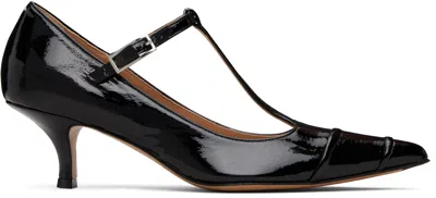 Maison Margiela Black Kinkies T-bar Heels