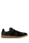 Maison Margiela Black Leather And Suede Replica Sneakers