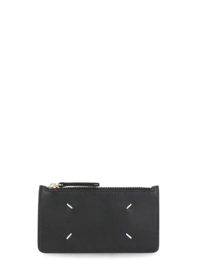 Maison Margiela Black Leather Card Holder