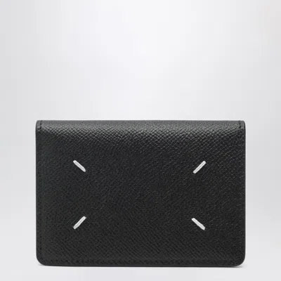 Maison Margiela Black Leather Credit Card Holder