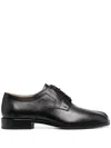 Maison Margiela Brown Tabi Lace-up Oxfords In Black