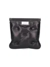Maison Margiela Quilted Flat Pocket Shoulder Bag In Black