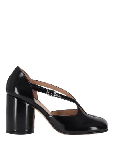 Maison Margiela Black Leather Heels