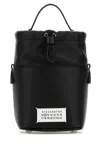 Maison Margiela Small 5ac Bucket In Leather And Fabric In Blackblack