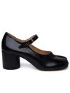 Maison Margiela Tabi Leather Pumps In Black