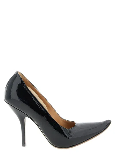MAISON MARGIELA WOMEN BLACK LEATHER PUMPS, 7.5 LUXURY PUMPS & HEELS FOR WOMEN DARVEYS