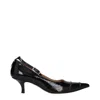 Maison Margiela Black Leather Pumps In Black