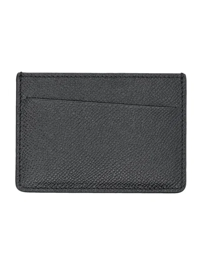 Maison Margiela Black Leather Small Cardholder For Women