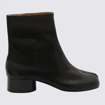 Maison Margiela Black Leather Tabi Boots