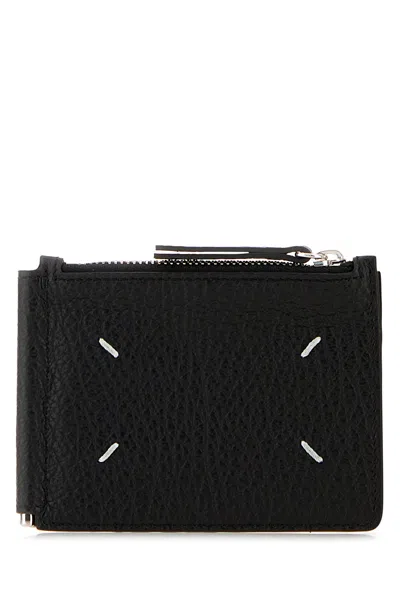 Maison Margiela Black Leather Wallet