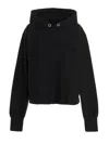 Maison Margiela Logo Cotton Hoodie In Black