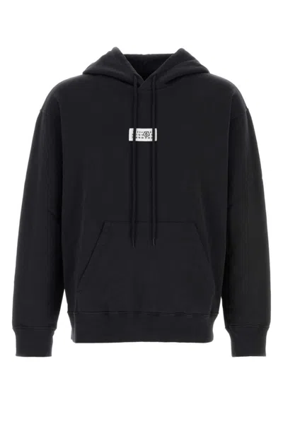 Maison Margiela Black Logo Patch Sweatshirt