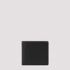 Maison Margiela Black Logo Wallet In Black