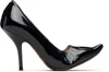 Maison Margiela Black Loved To Death Heels In Multi