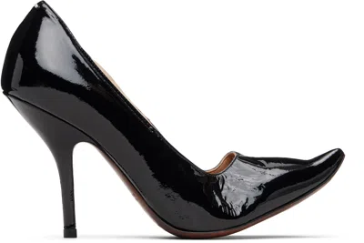 Maison Margiela Black Loved To Death Heels In Multi