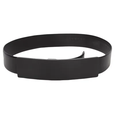 Pre-owned Maison Margiela Black  Leather Belt Size Us S