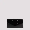 Maison Margiela Black Medium Calf Leather Chain Wallet In Black