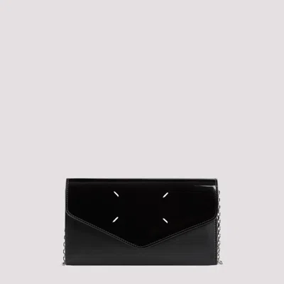 Maison Margiela Black Medium Calf Leather Chain Wallet