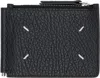 Maison Margiela Black Money Clip Bifold Wallet
