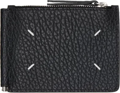 Maison Margiela Black Money Clip Wallet