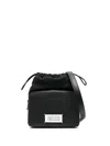 Maison Margiela Grained Leather Panel Bag In Black