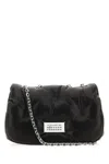 Maison Margiela Black Nappa Leather Medium Glam Slam Shoulder Bag In Black