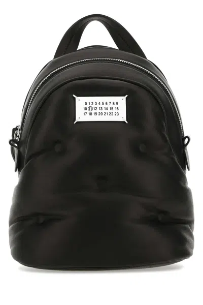 Maison Margiela Black Nappa Leather Mini Glam Slam Backpack
