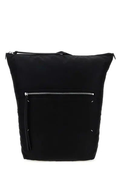 Maison Margiela Black Nylon Backpack