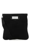 Maison Margiela Men's Glam Slam Sport Flat Messenger Bag In Black