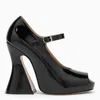 MAISON MARGIELA MAISON MARGIELA BLACK PATENT LEATHER MARY JANE PUMPS