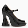 Maison Margiela 150 Mary-jane Platform Pumps In Patent Leather In Black