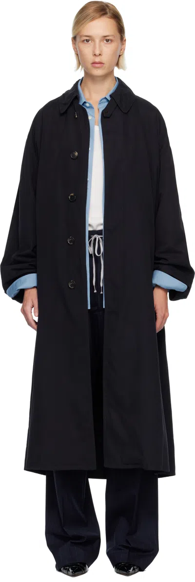 Maison Margiela Black Peached Trench Coat