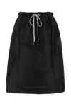 Maison Margiela Moiré-effect Drawstring Skirt