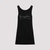 Maison Margiela Logo Stamp Tank Top In Black