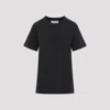 Maison Margiela Four-stitch Cotton T-shirt In Black