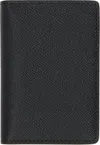 Maison Margiela Black Slim 2 Card Holder In Black