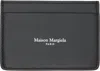 Maison Margiela Black Slim Card Holder In Black