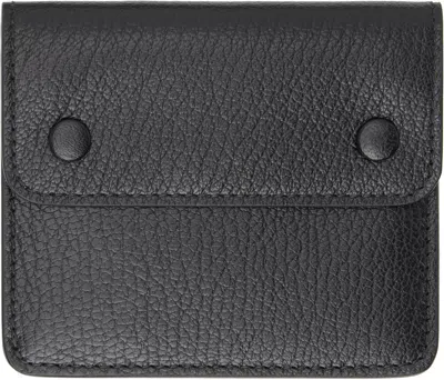Maison Margiela Black Slim Card Holder In T8013 Black