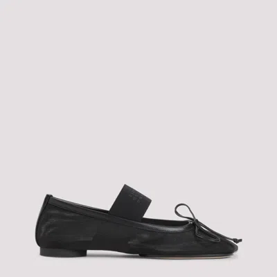 Maison Margiela Black Slip On Ballet Flats