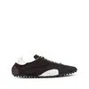 Maison Margiela Sprinters Branded Canvas And Suede Low-top Trainers
