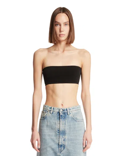 Maison Margiela Floral High Waisted Pleated Midi Skirt In Multi