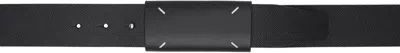 Maison Margiela Black Tab-slot Belt In T8013 Black