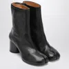 Maison Margiela Black Tabi Ankle Boots In Black
