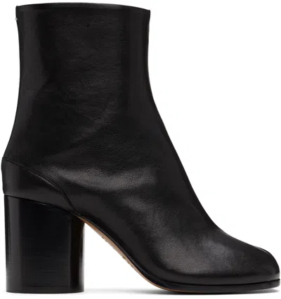 MAISON MARGIELA BLACK TABI ANKLE BOOTS