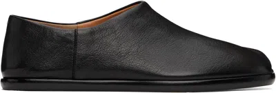 MAISON MARGIELA BLACK TABI BABOUCHES LOAFERS