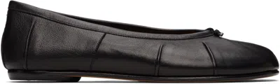 Maison Margiela Black Tabi Ballerina Flats In Multi