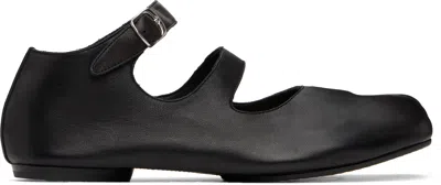 MAISON MARGIELA BLACK TABI BALLERINA FLATS
